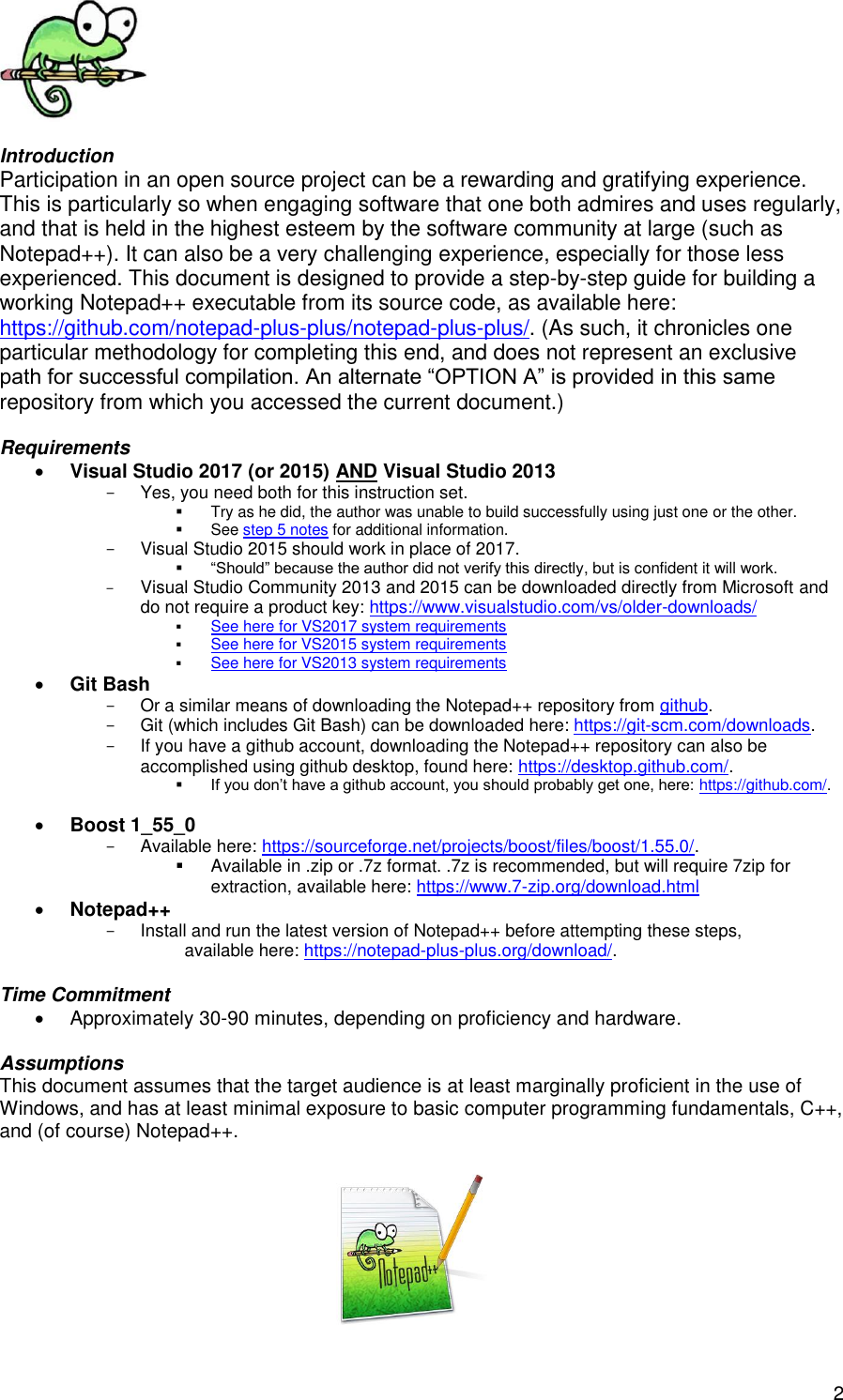 Page 2 of 10 - Building Notepad++ From Source - A Beginners Guide OPTION B