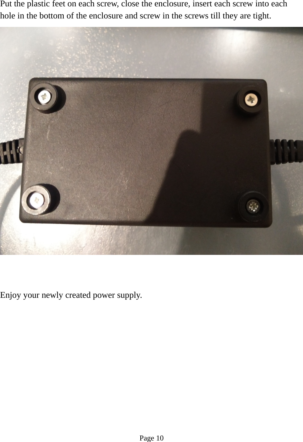 Page 10 of 10 - C64-PSU DIY Kit Guide