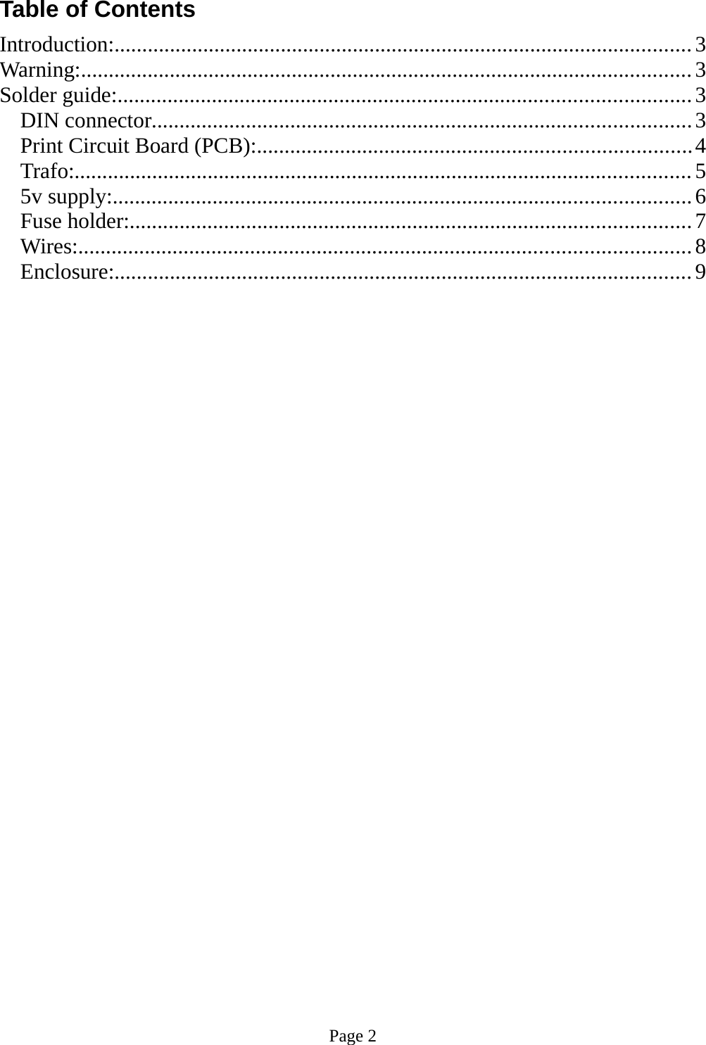 Page 2 of 10 - C64-PSU DIY Kit Guide