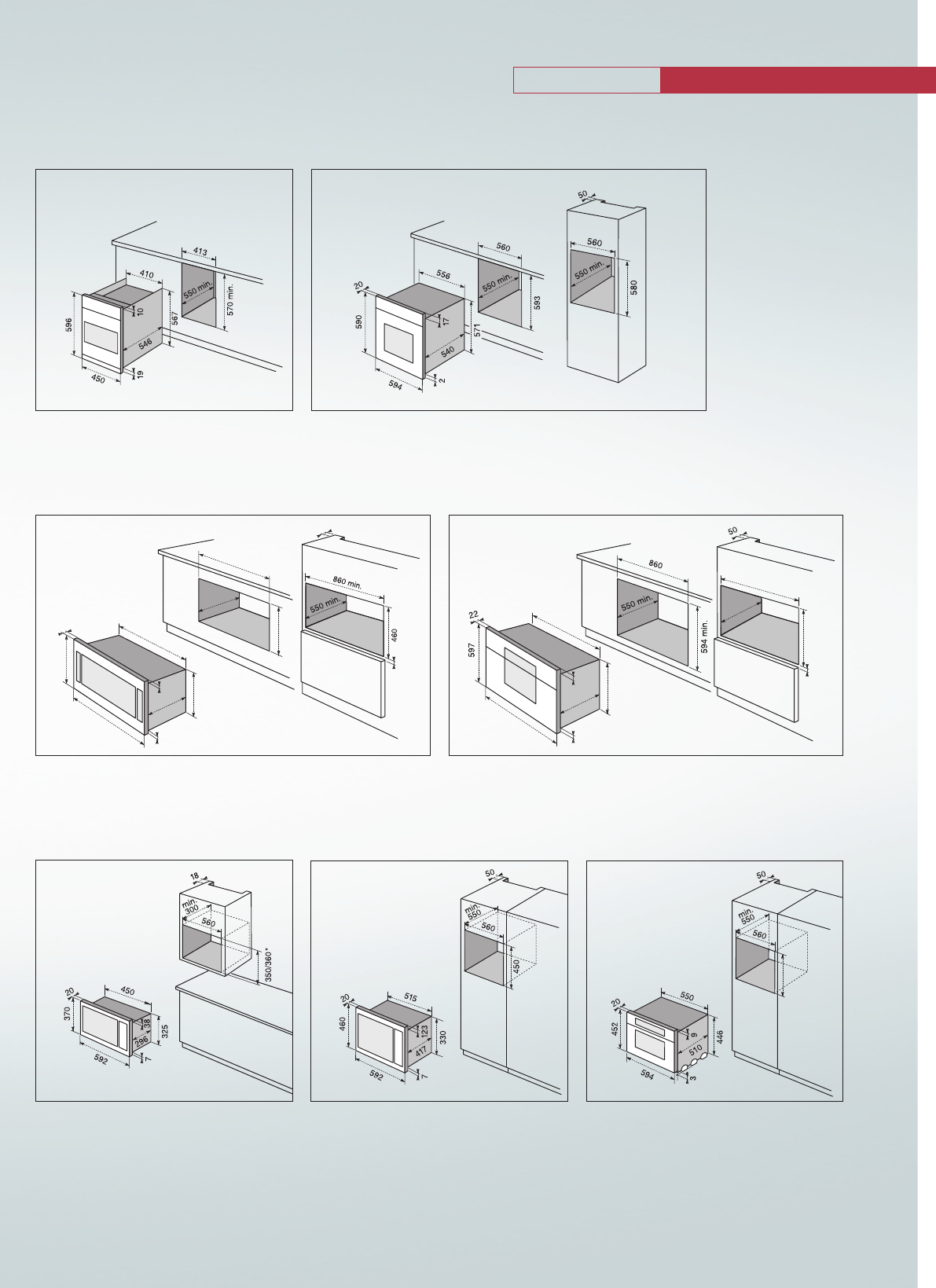 REX CI 800 FA CATALOGO SCHEMI DI INSERIMENTO PER L'INCASSO