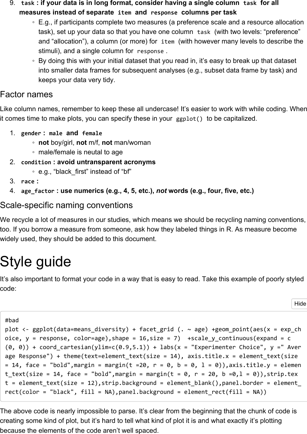 Page 4 of 8 - Style Guide And Naming Conventions For CSDC CDSC