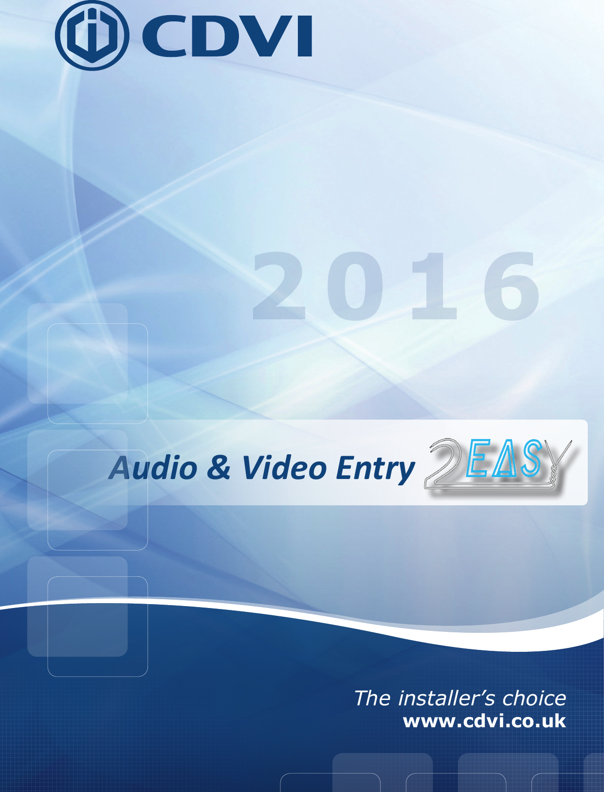 Page 1 of 12 - CDVI - Brochure 2016