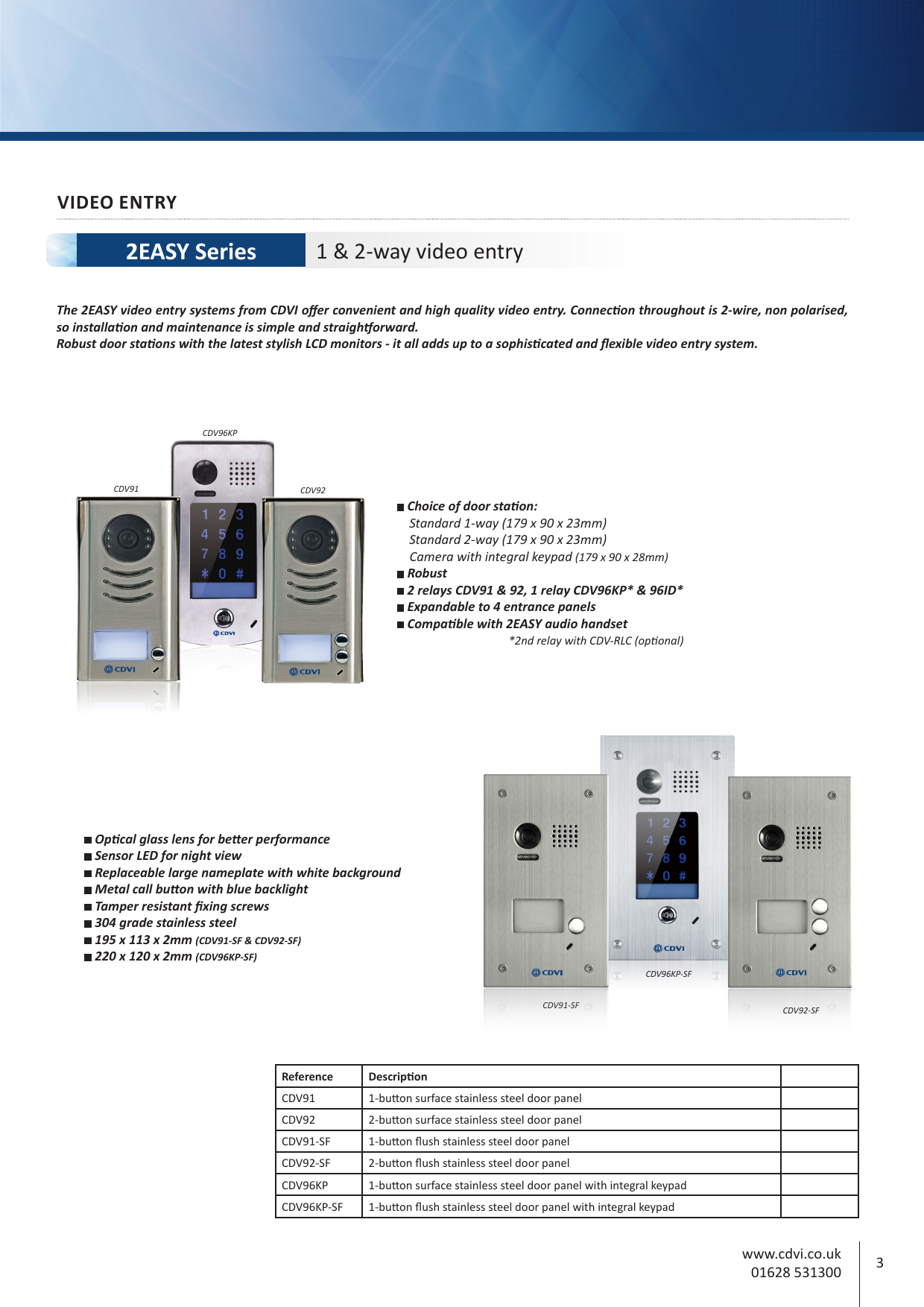 Page 3 of 12 - CDVI - Brochure 2016