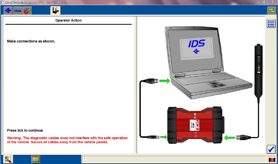 ford ids tool 6.0 fan test