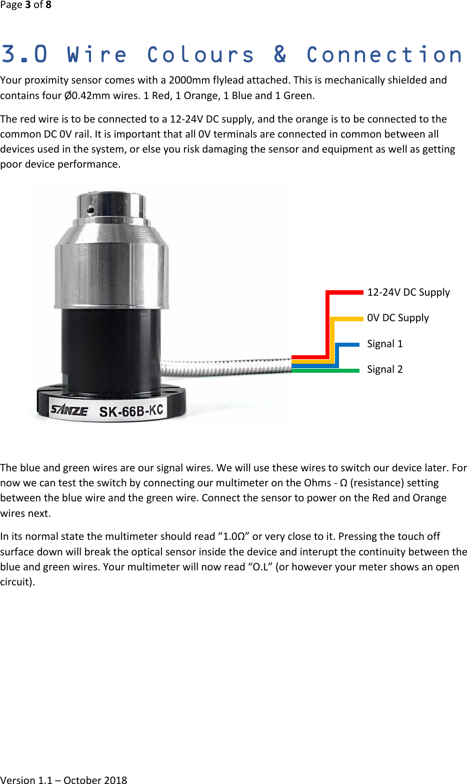 Page 3 of 8 - CNC Tool Sensor - CNC-TS-01 User Manual Viking Machinery Ltd