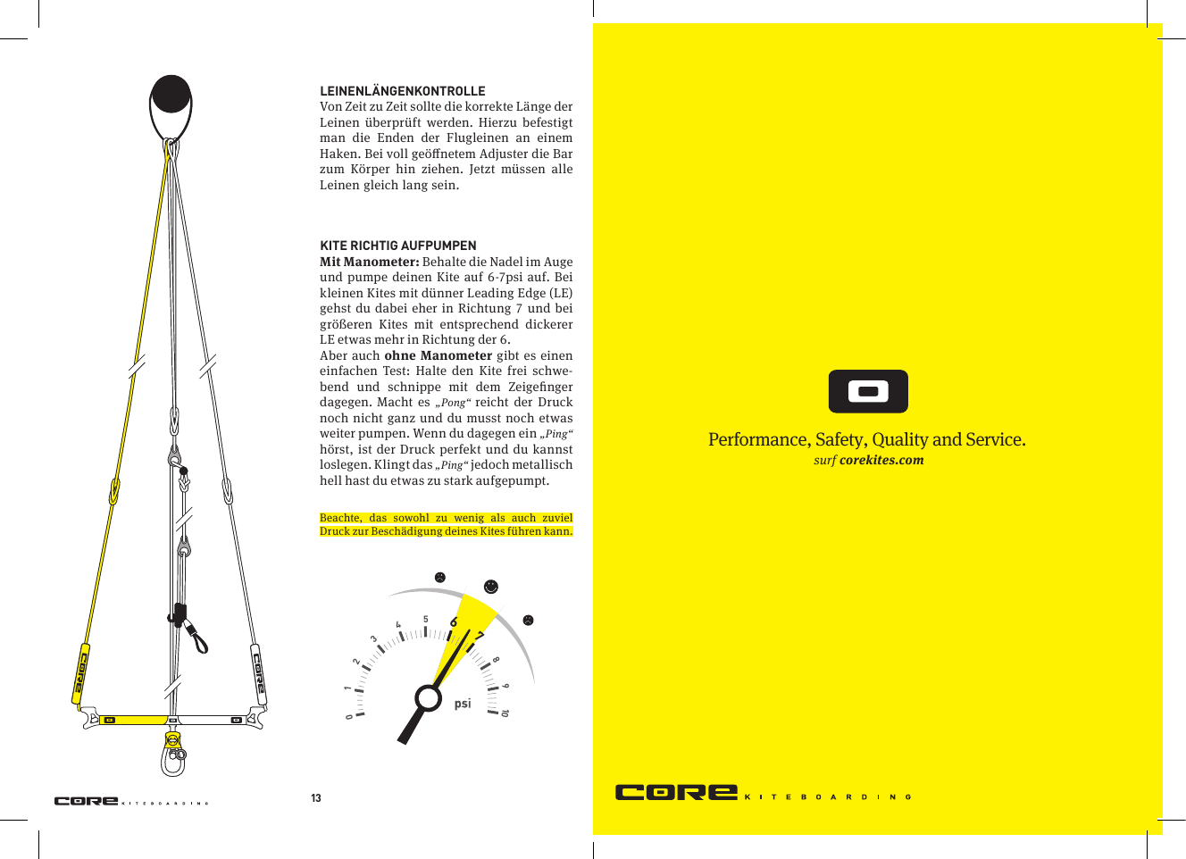 Page 8 of 8 - CORE-RiotXR3_manual_en-de CORE RIOT XR3 Handbuch Manual