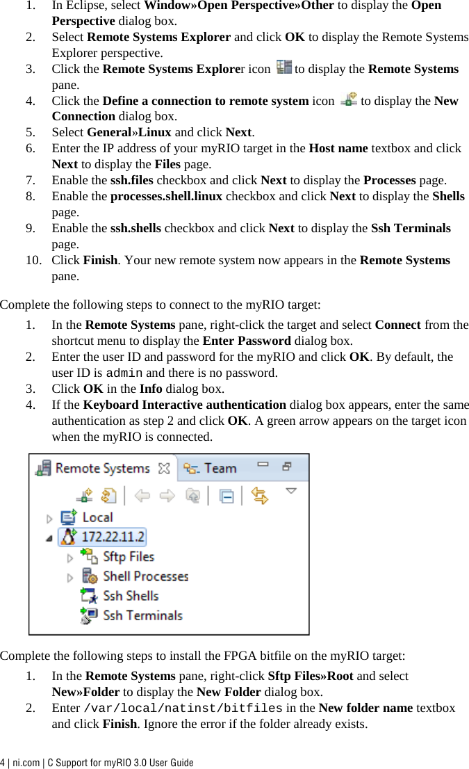 Page 4 of 10 - C Support For My RIO User Guide