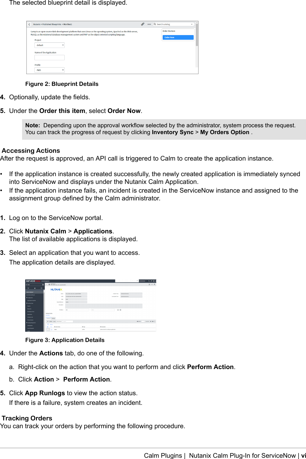 Page 6 of 9 - ServiceNow Calm Plug-In User Guide Calm-Service Now-Plug-In-User-Guide-v1.0