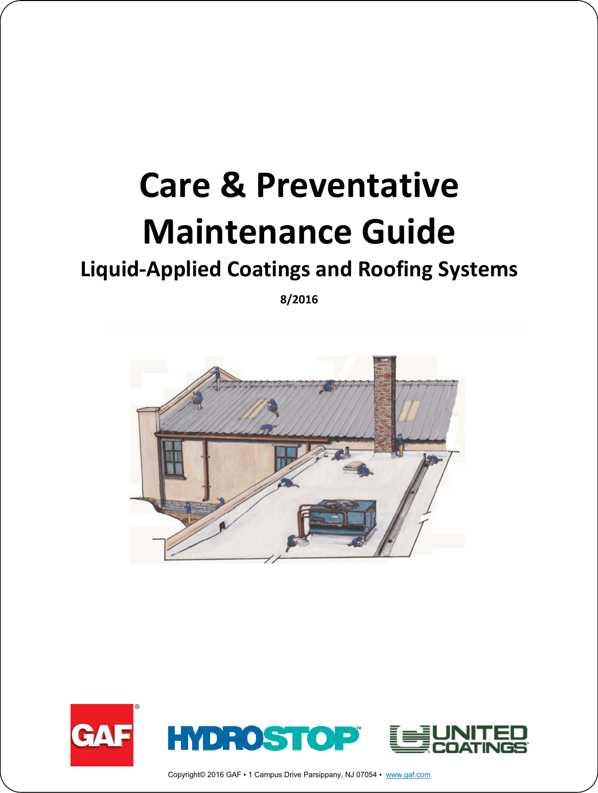 Page 1 of 11 - Care Preventative Maintenance Guide Liquid Applied Systems