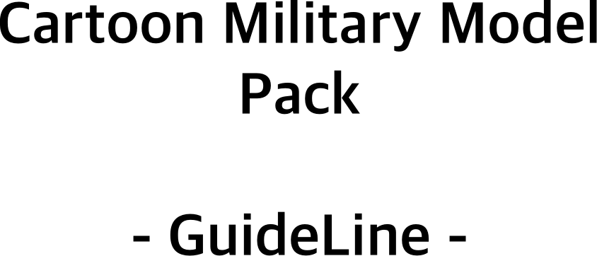 Page 1 of 12 - Cartoon Military  Pack Guide Line