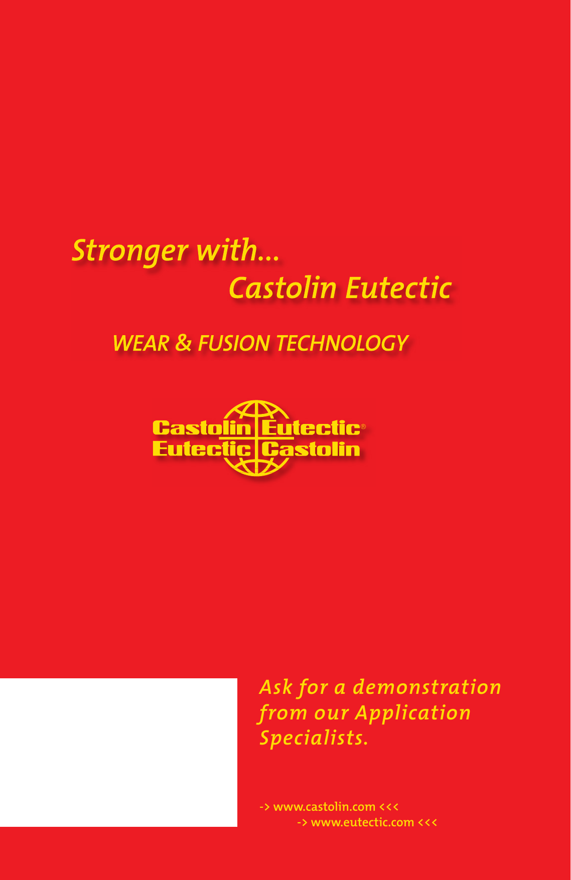 Page 12 of 12 - EutecTrode_Flyer_English Castolin-Eutec Trode-Catalog