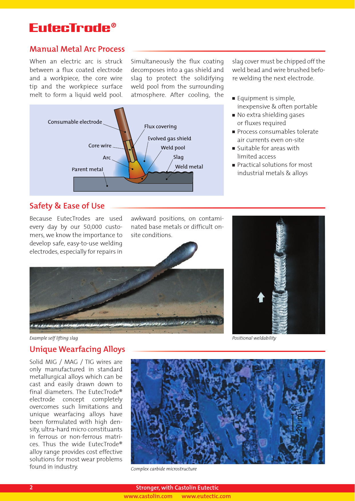 Page 2 of 12 - EutecTrode_Flyer_English Castolin-Eutec Trode-Catalog