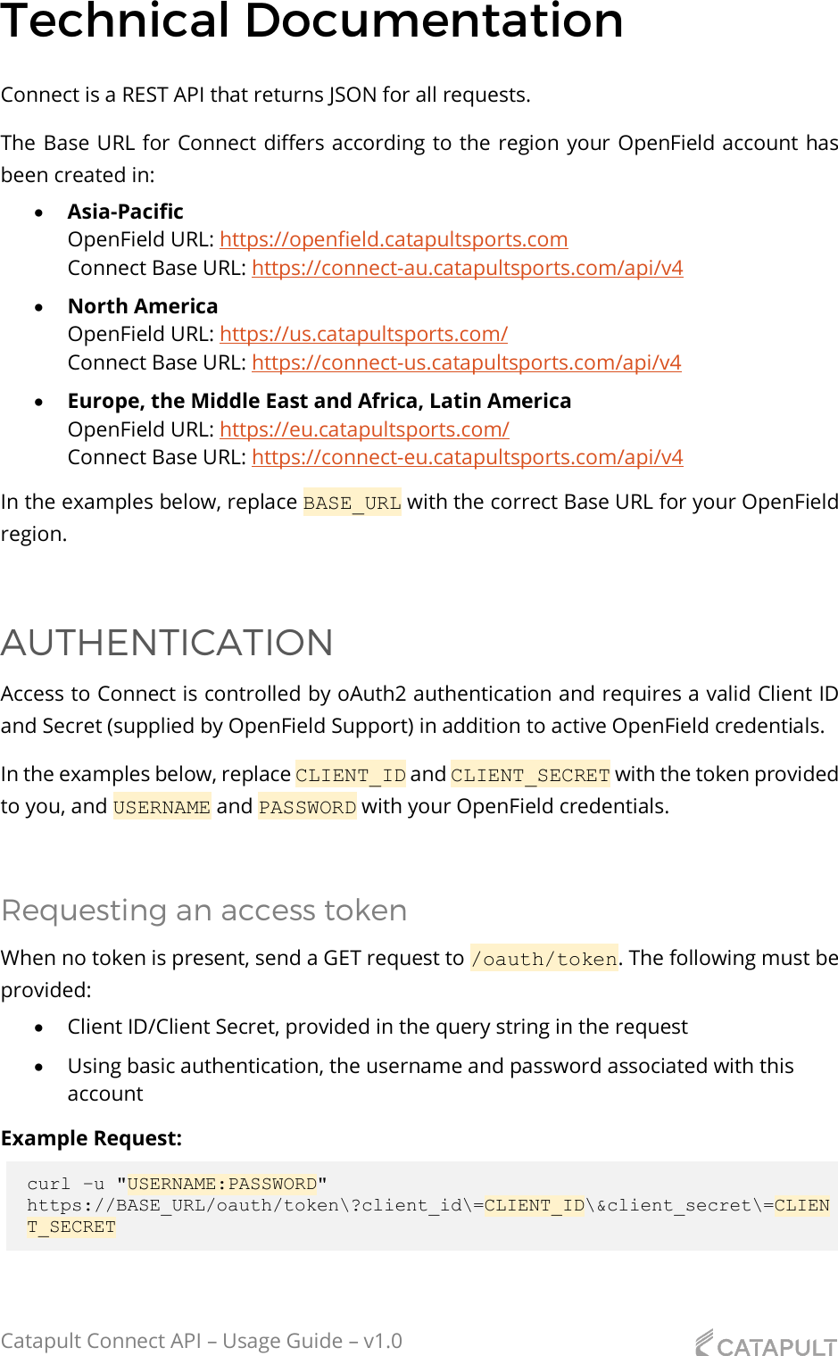 Page 4 of 11 - Catapult Connect API - Usage Guide