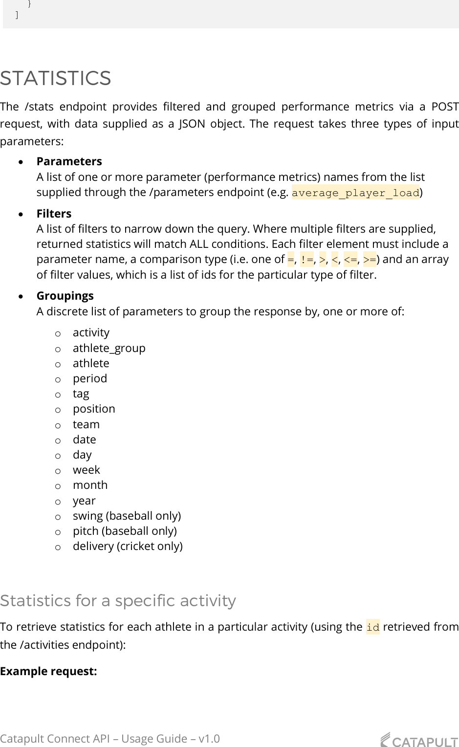 Page 9 of 11 - Catapult Connect API - Usage Guide