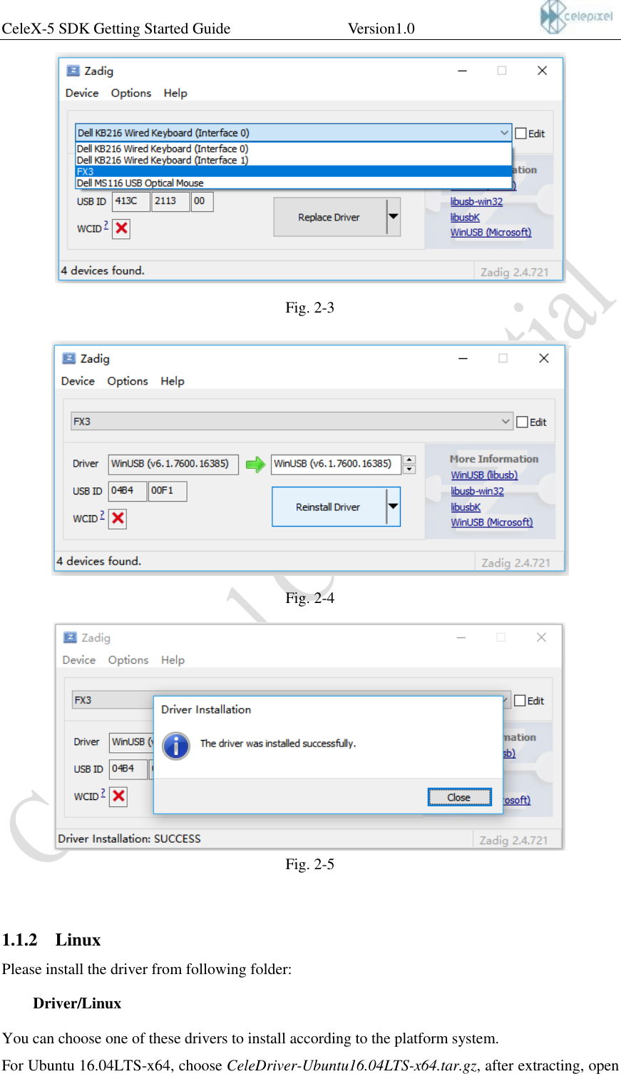 Page 4 of 12 - Cele X5 SDK Getting Started Guide EN