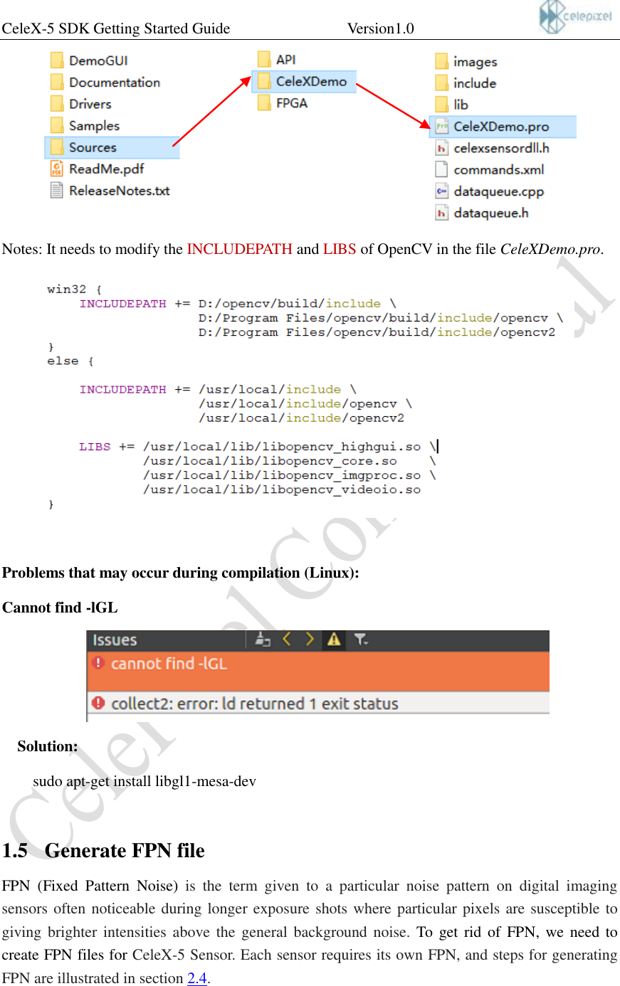 Page 7 of 12 - Cele X5 SDK Getting Started Guide EN