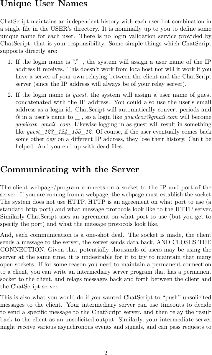 Page 2 of 11 - Chat Script-Client Server-Manual