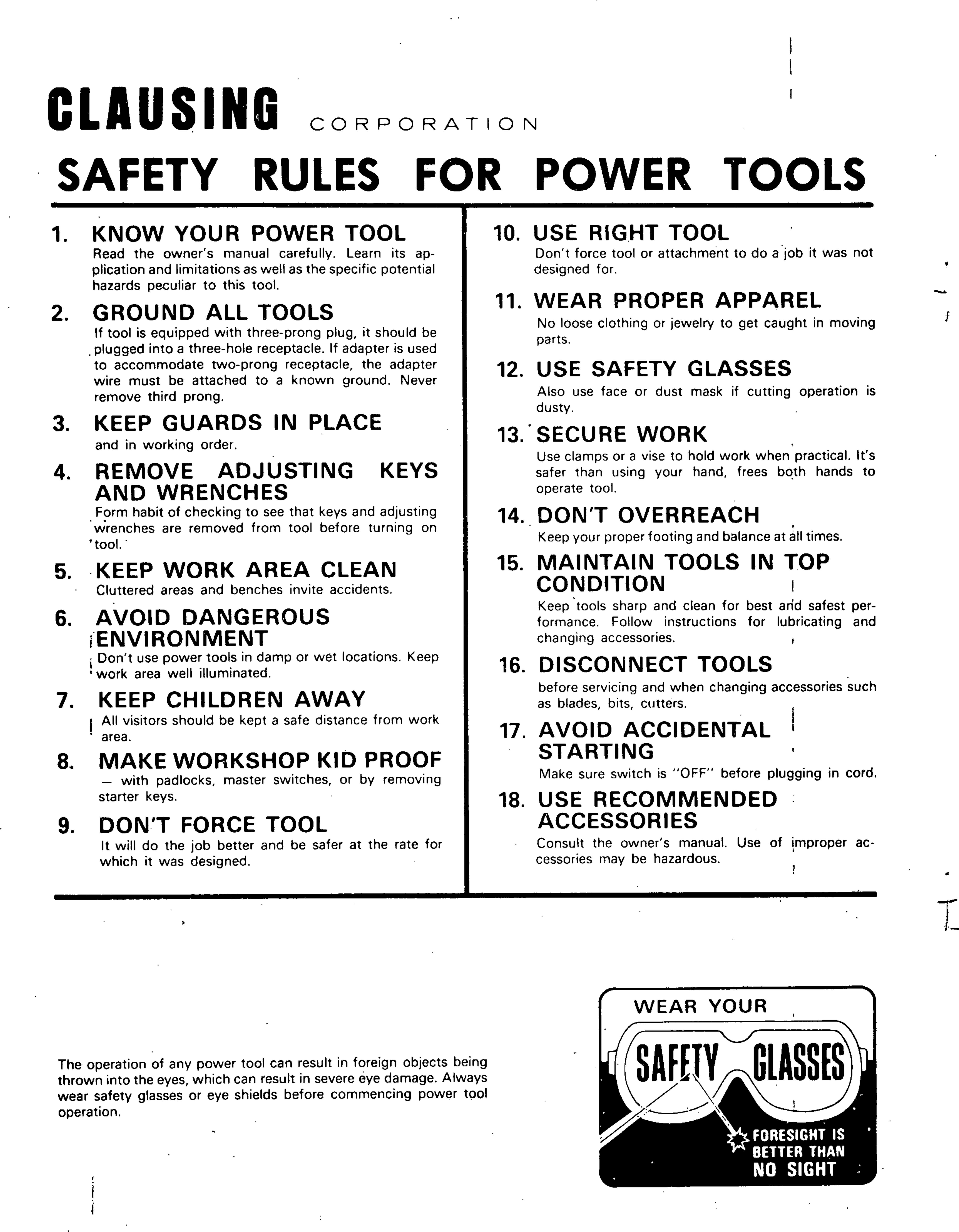 Page 2 of 10 - Clausing-20vs-02-22vs-Drill-Press-Manual