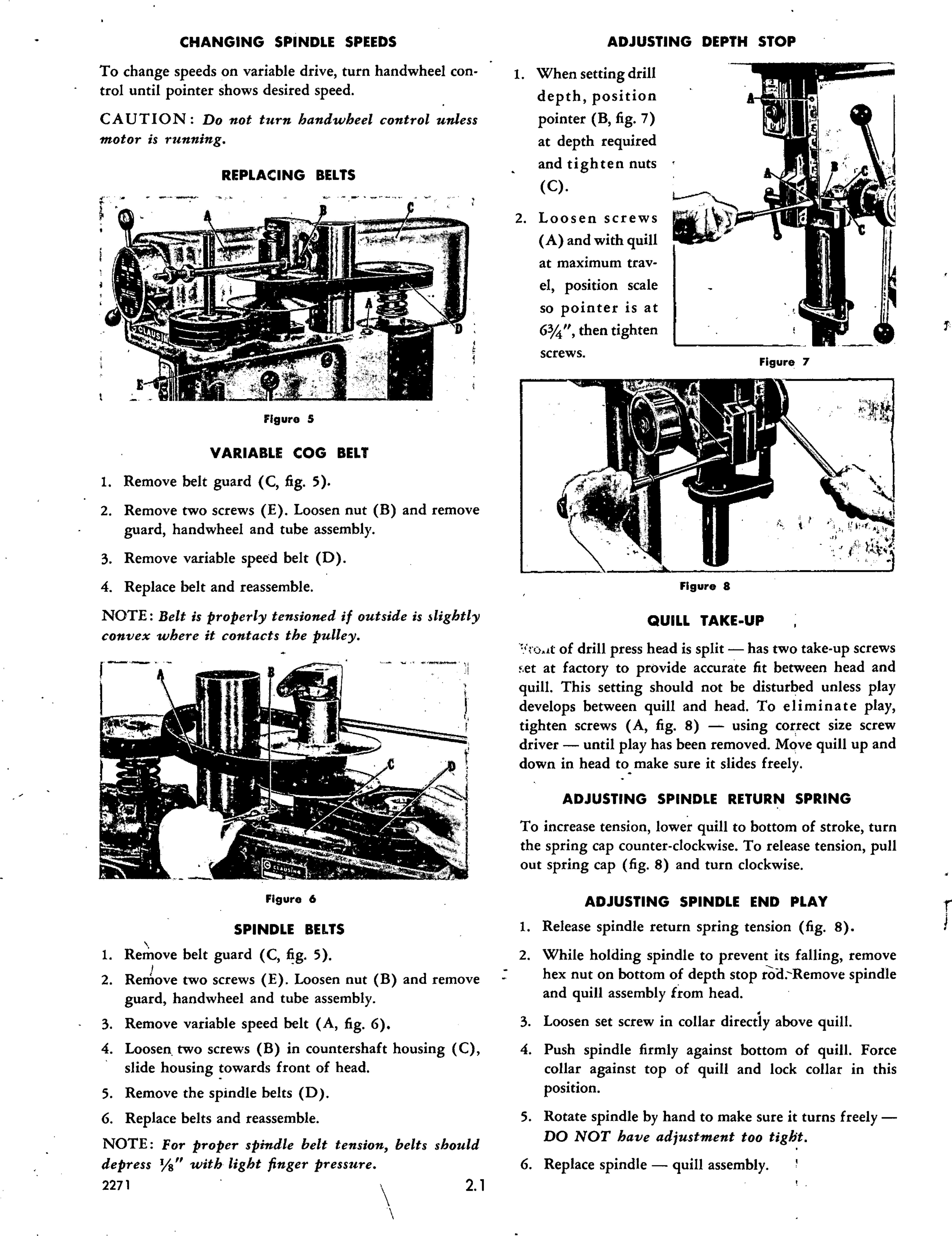 Page 4 of 10 - Clausing-20vs-02-22vs-Drill-Press-Manual