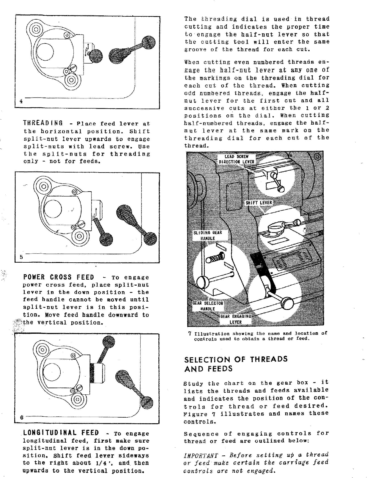 Clausing 6300 Instruction Manual 1951