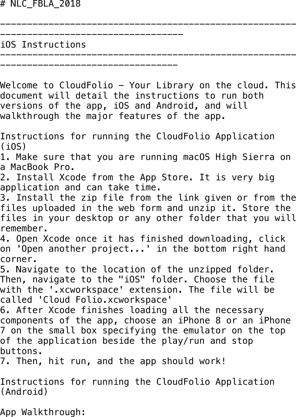 Page 1 of 10 - Cloud Folio Instructions