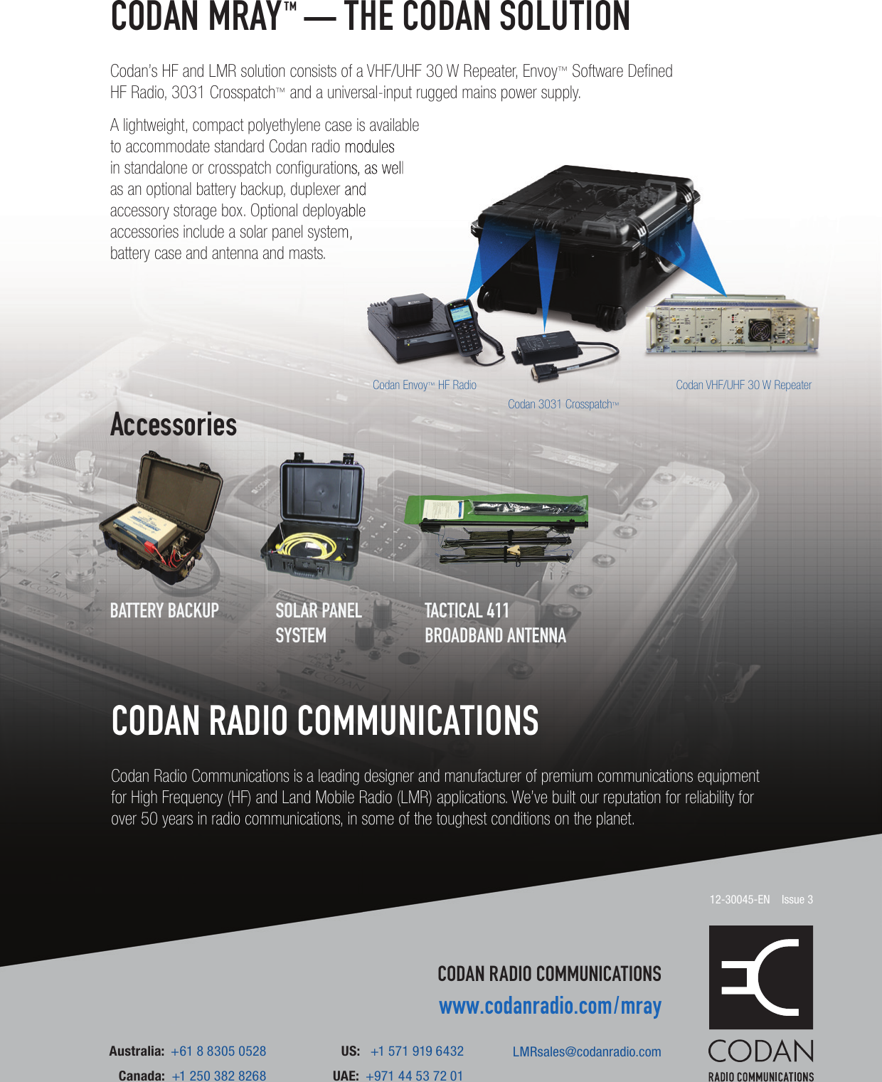 Page 3 of 3 - Mray_12-30045-EN-3 MRAY Transportable Transceiver Brochure
