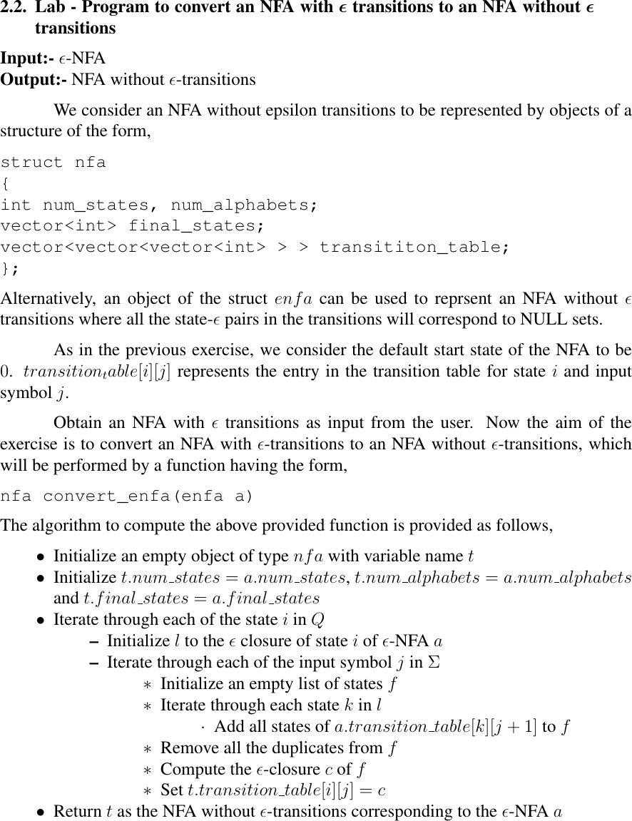 Page 6 of 9 - Compiler Design Lab Manual