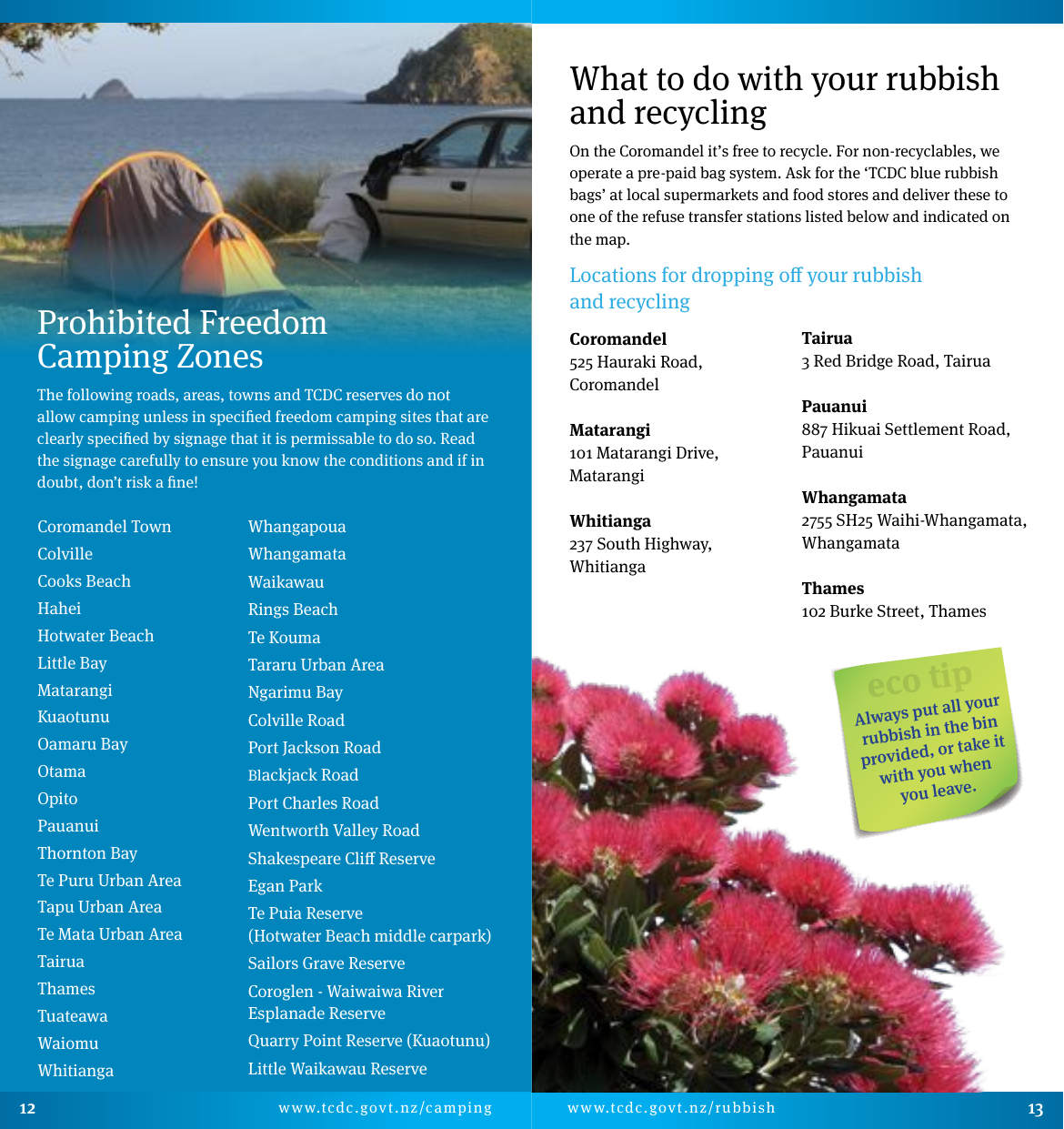 Page 7 of 11 - Guide To Camping On The Coromandel