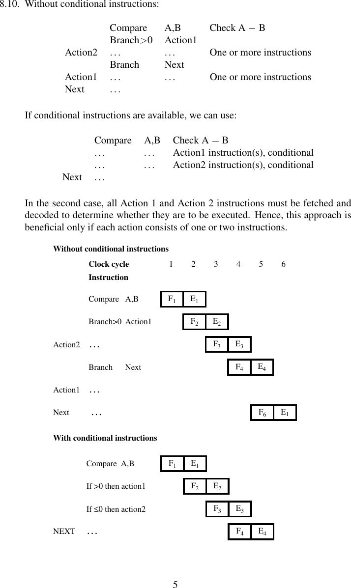 Page 5 of 8 - Computer Organization Hamacher Instructor Manual Solution - Chapter 8