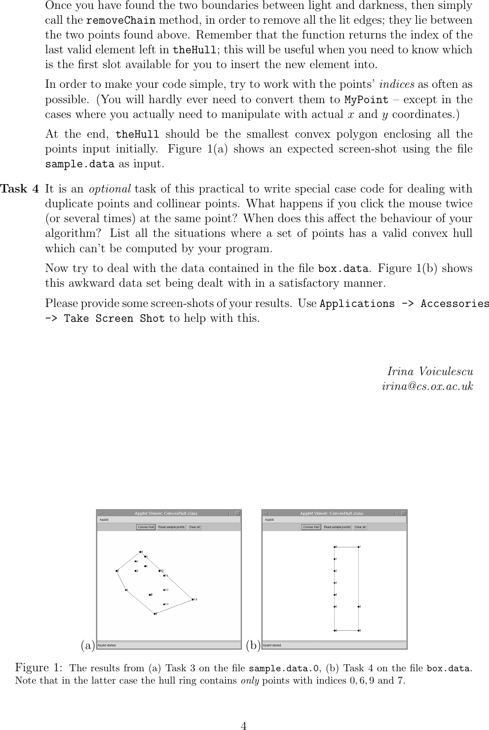 Convex Hull.Instructions