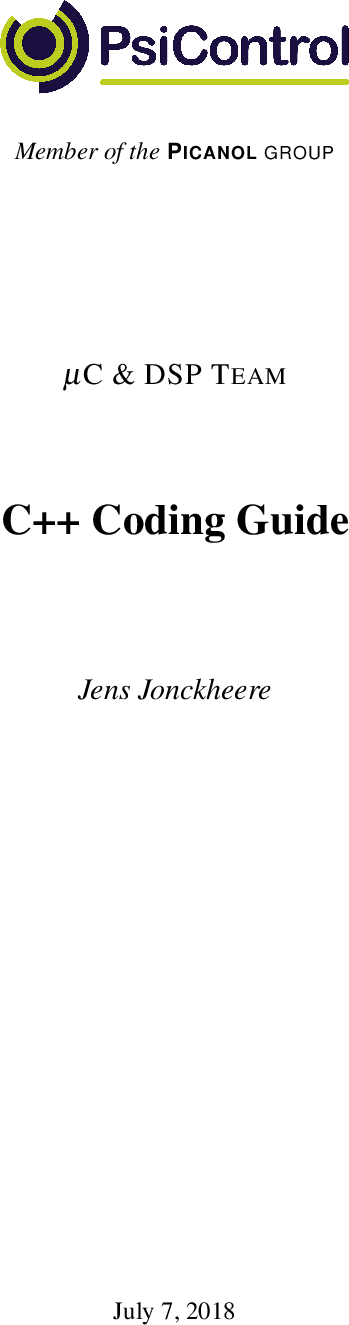 Page 2 of 11 - Cpp Coding Guide