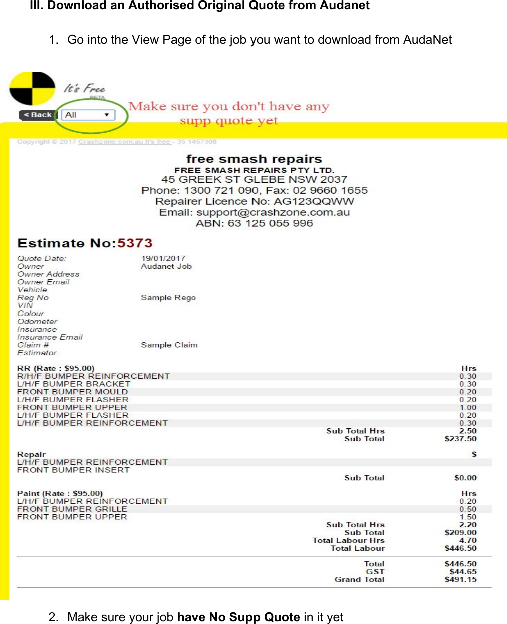 Page 3 of 9 - Crashzone-Audanet-user-manual