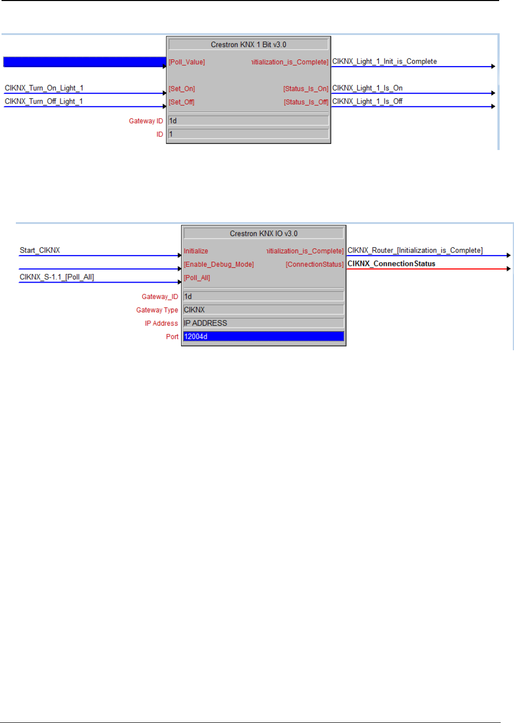 crestron simpl dimmer example