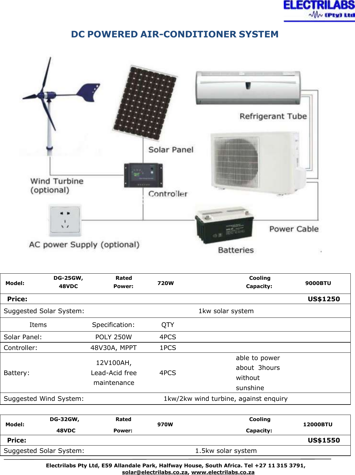 Page 1 of 2 - DC AIR-CONDITIONERS
