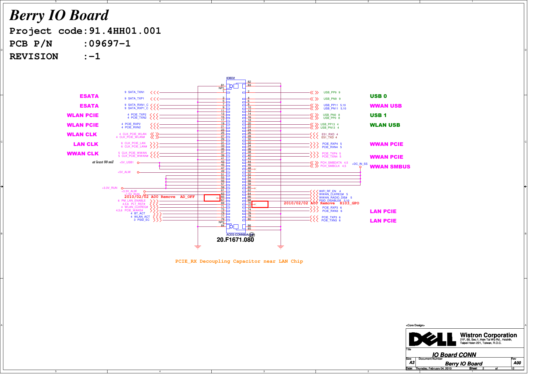 Page 2 of 12 - Berry_io_bd_a00_0204_3 DELL N5010 - WISTRON Berry INTEL IO Board REV A00