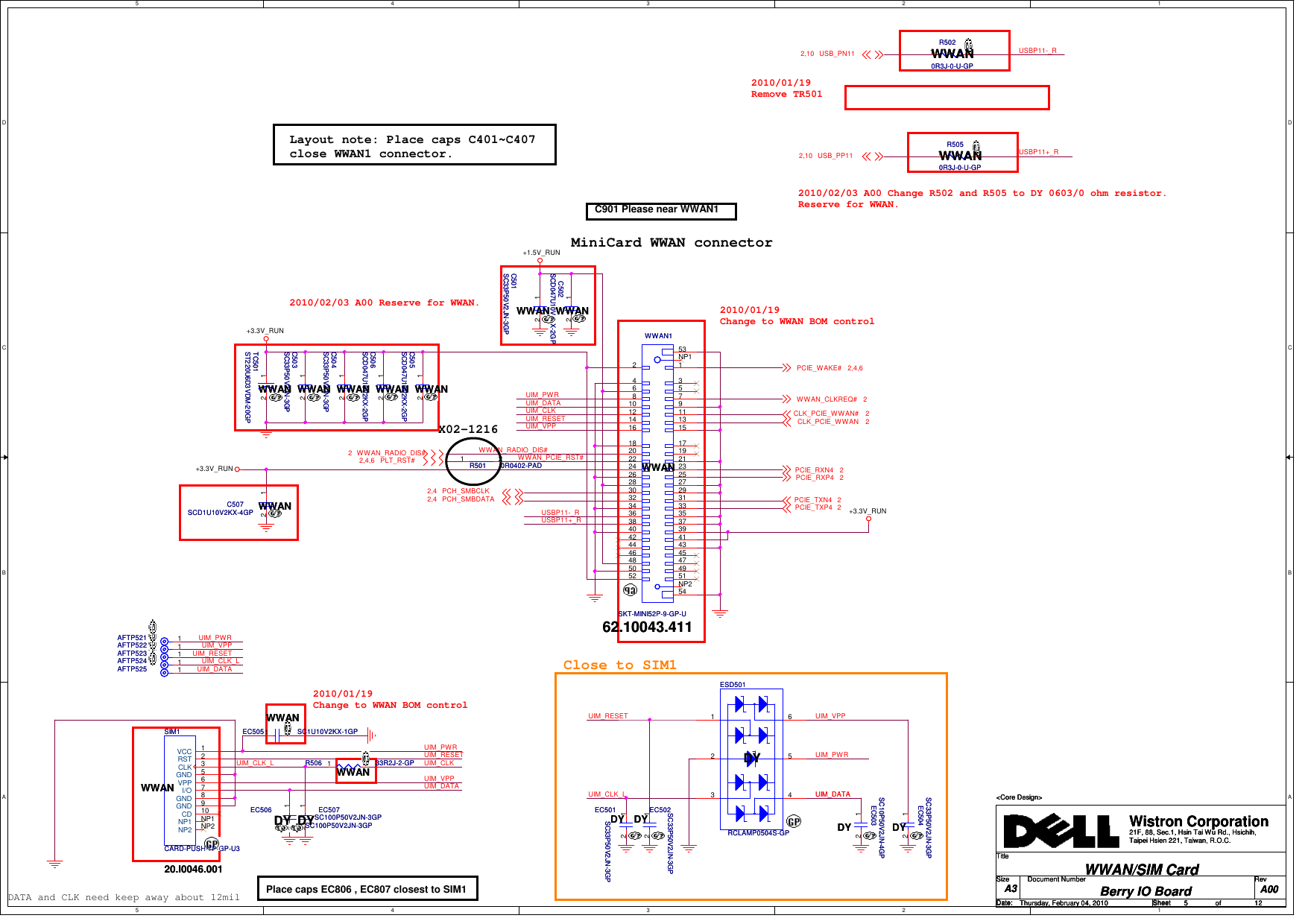 Page 5 of 12 - Berry_io_bd_a00_0204_3 DELL N5010 - WISTRON Berry INTEL IO Board REV A00