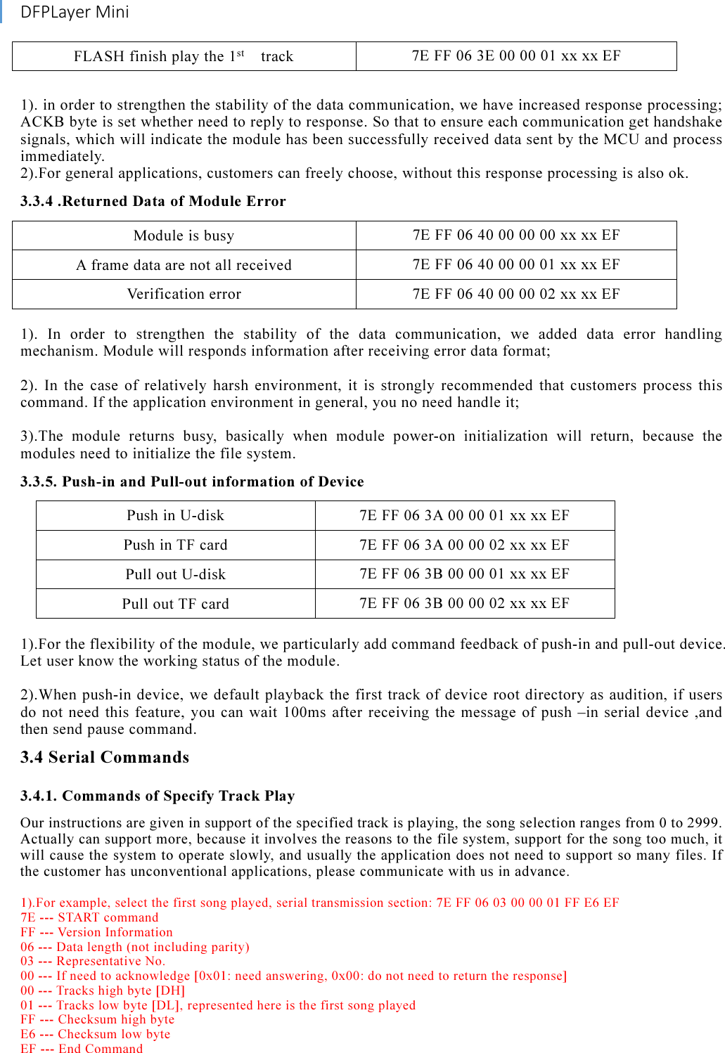 Page 6 of 12 - MP3－TF－16P V1.0 DFR0299-DFPlayer-Mini-Manual