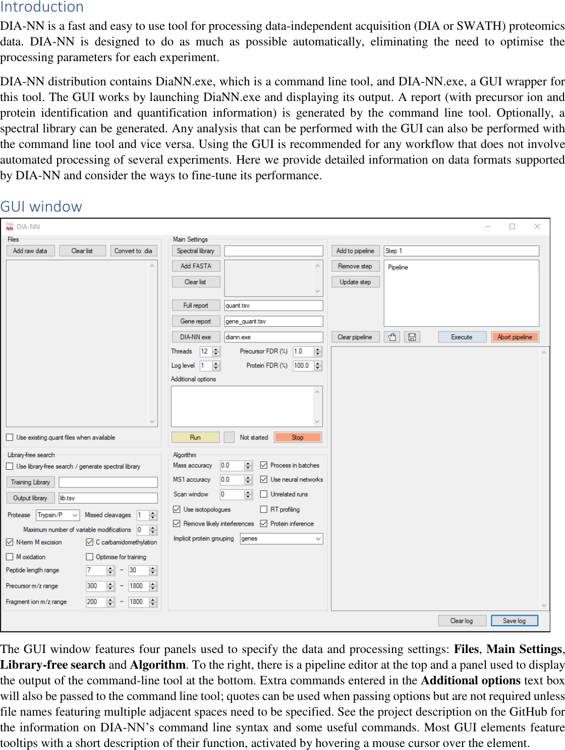 Page 2 of 6 - DIA-NN GUI Manual