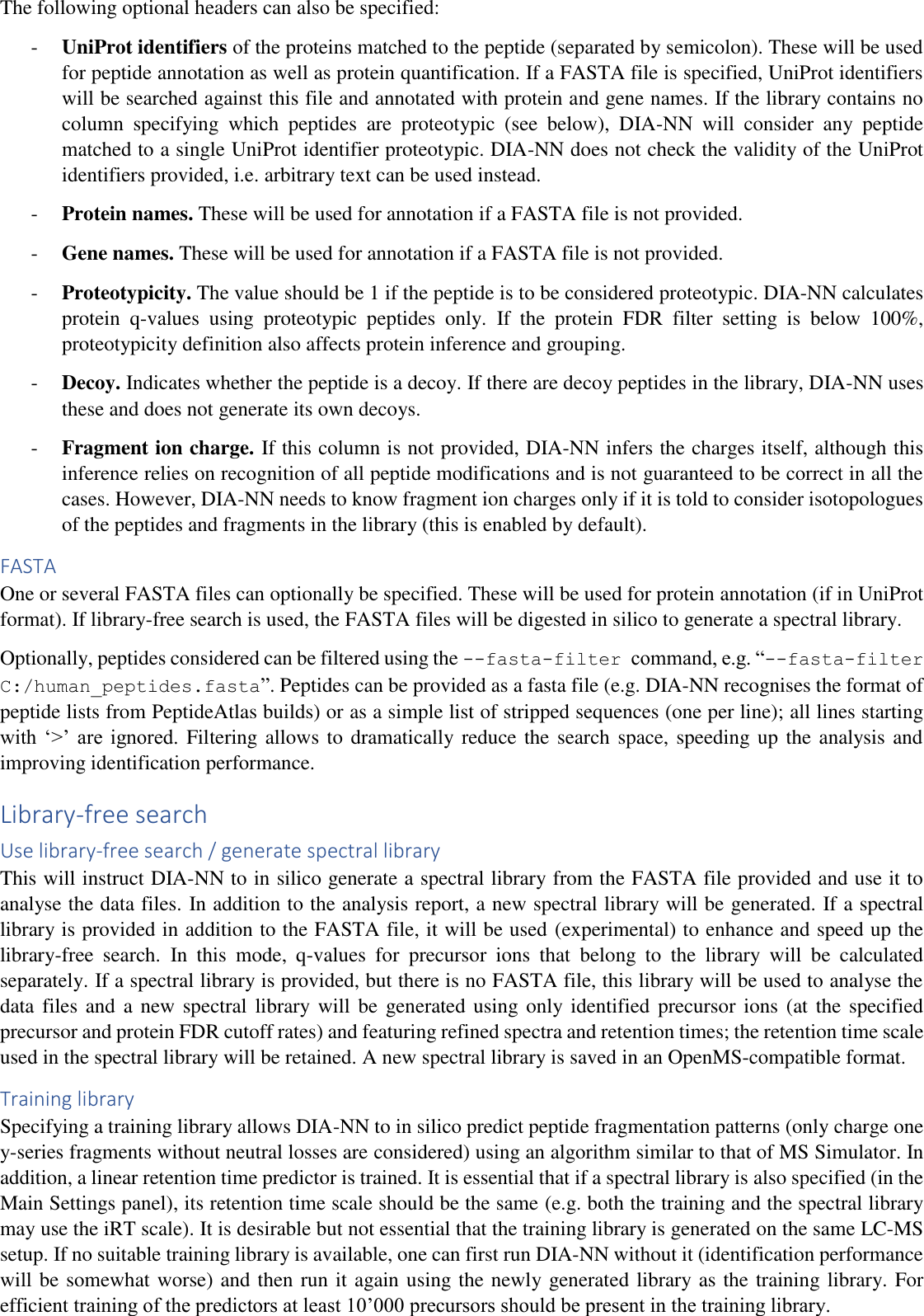 Page 4 of 6 - DIA-NN GUI Manual