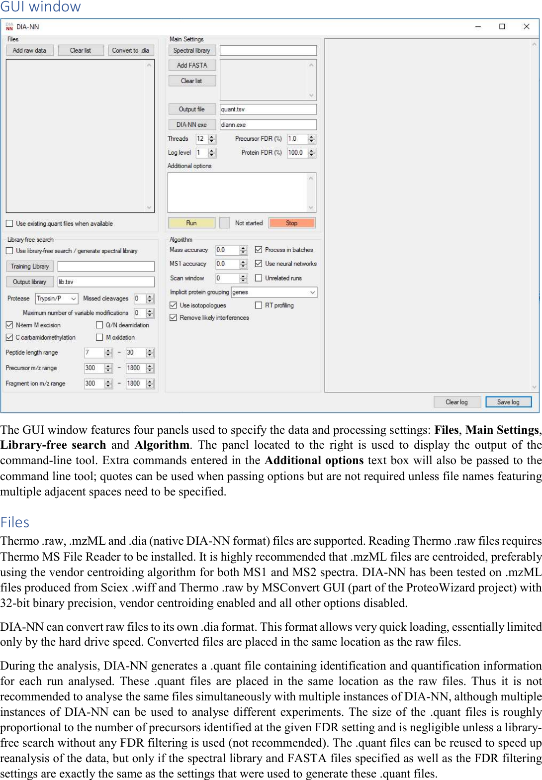 Page 2 of 5 - DIA-NN GUI Manualx Manual