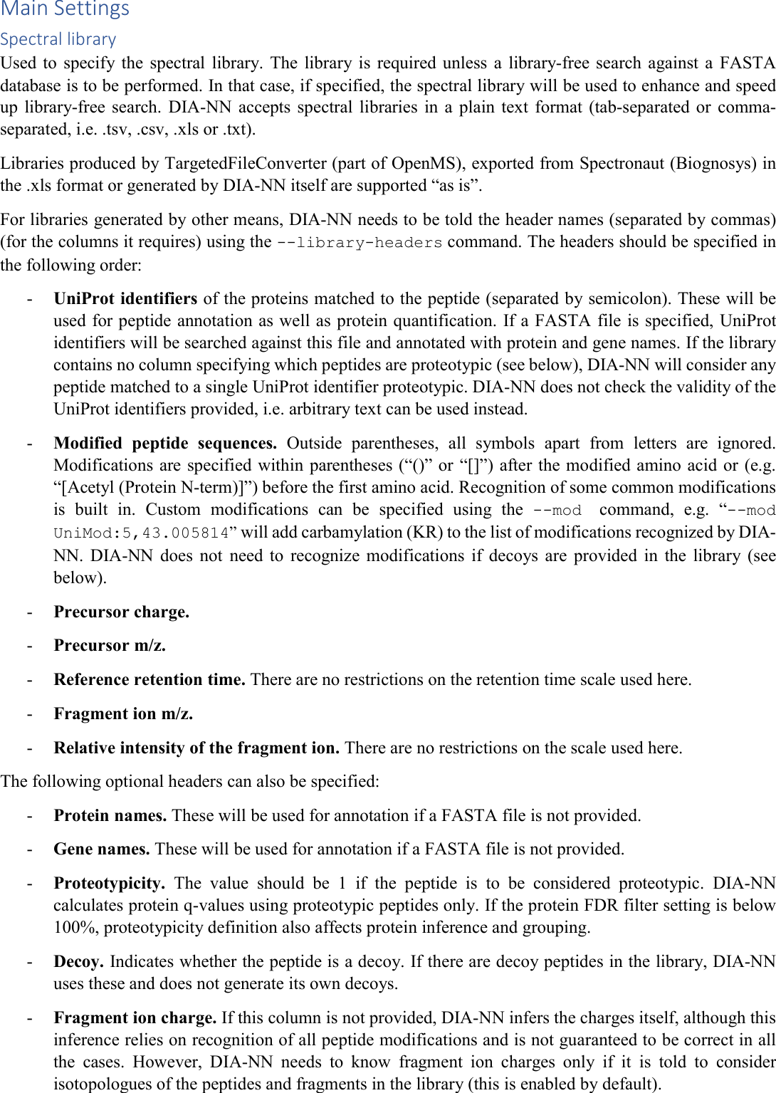 Page 3 of 5 - DIA-NN GUI Manualx Manual