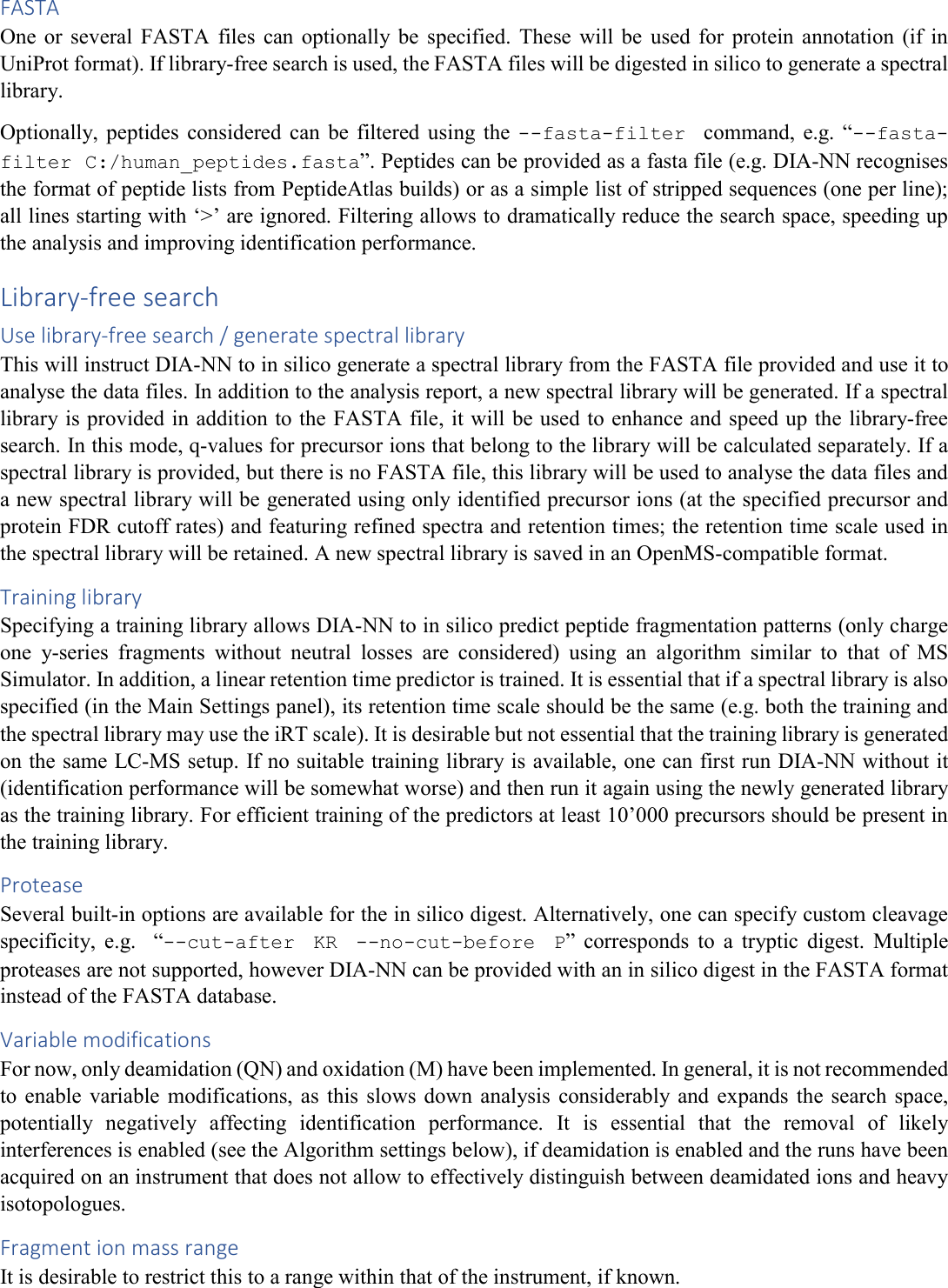 Page 4 of 5 - DIA-NN GUI Manualx Manual