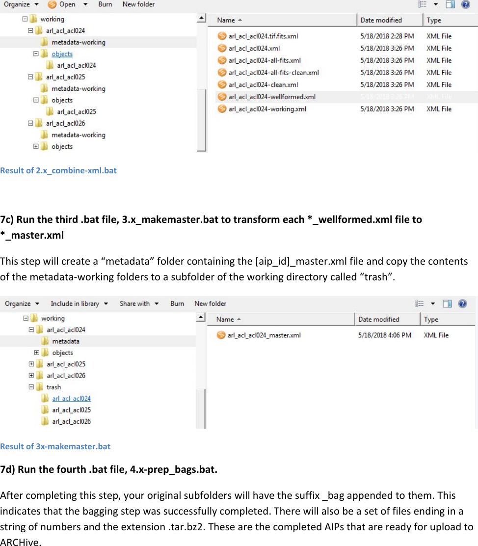 Page 5 of 6 - Working_BATCH_FILES__dlg_ARCHIVE_AIP_creation_workflowx DLG ARCHive AIP Creation Instructions