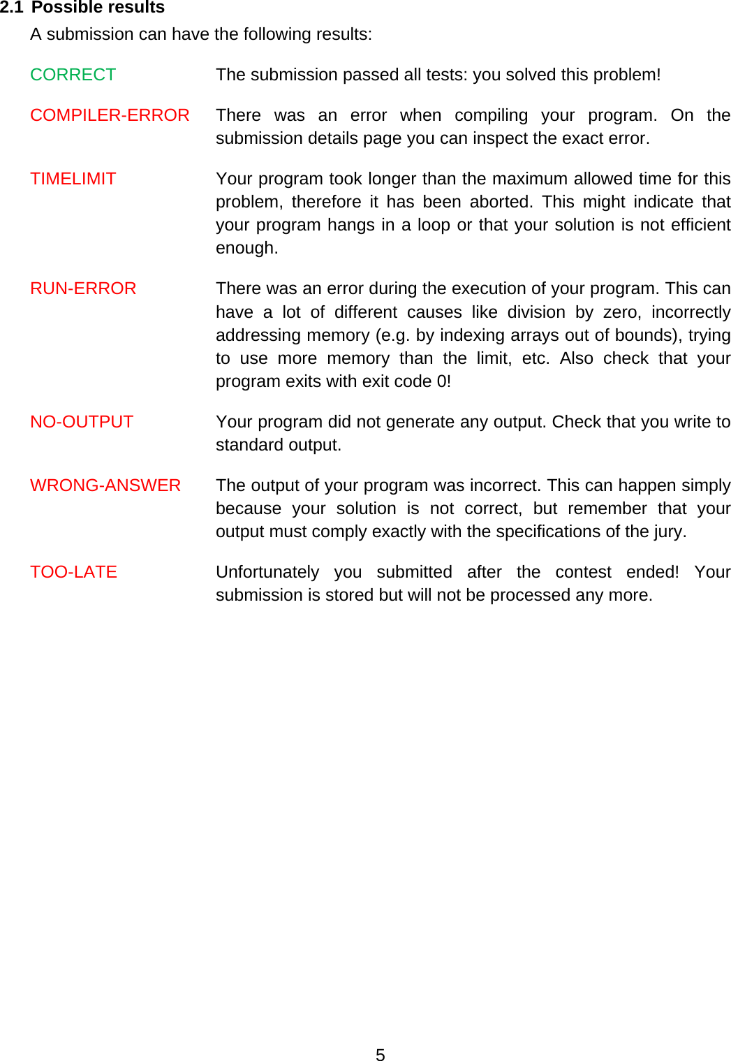 Page 5 of 10 - DOMjudge Manual