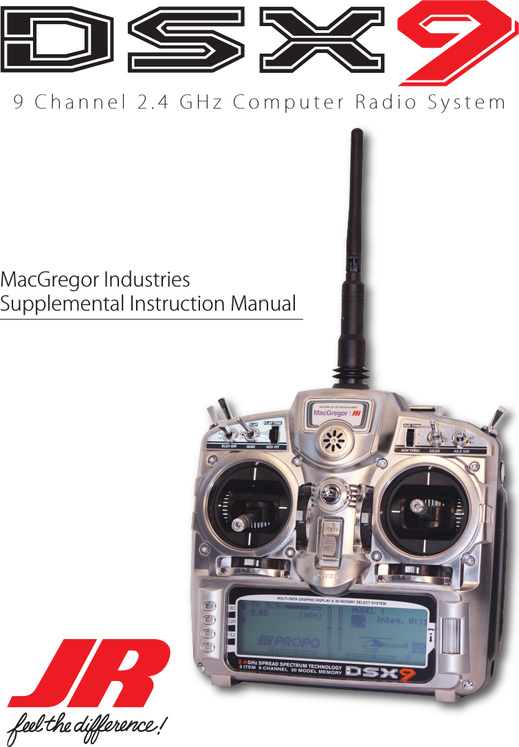 Page 1 of 8 - DSX9_supplemental_manual DSX9 Supplemental Manual
