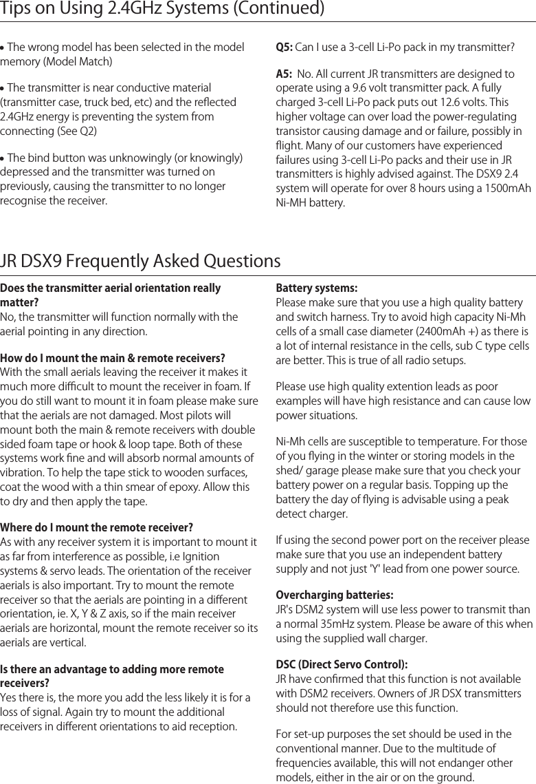Page 7 of 8 - DSX9_supplemental_manual DSX9 Supplemental Manual