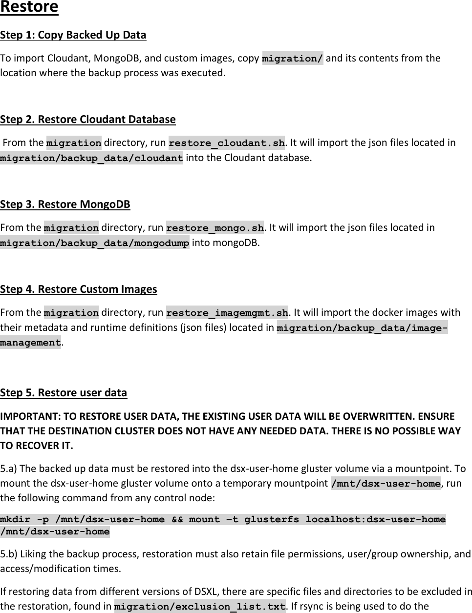 Page 3 of 4 - DSXL Backup And Restore Guide Best Practices
