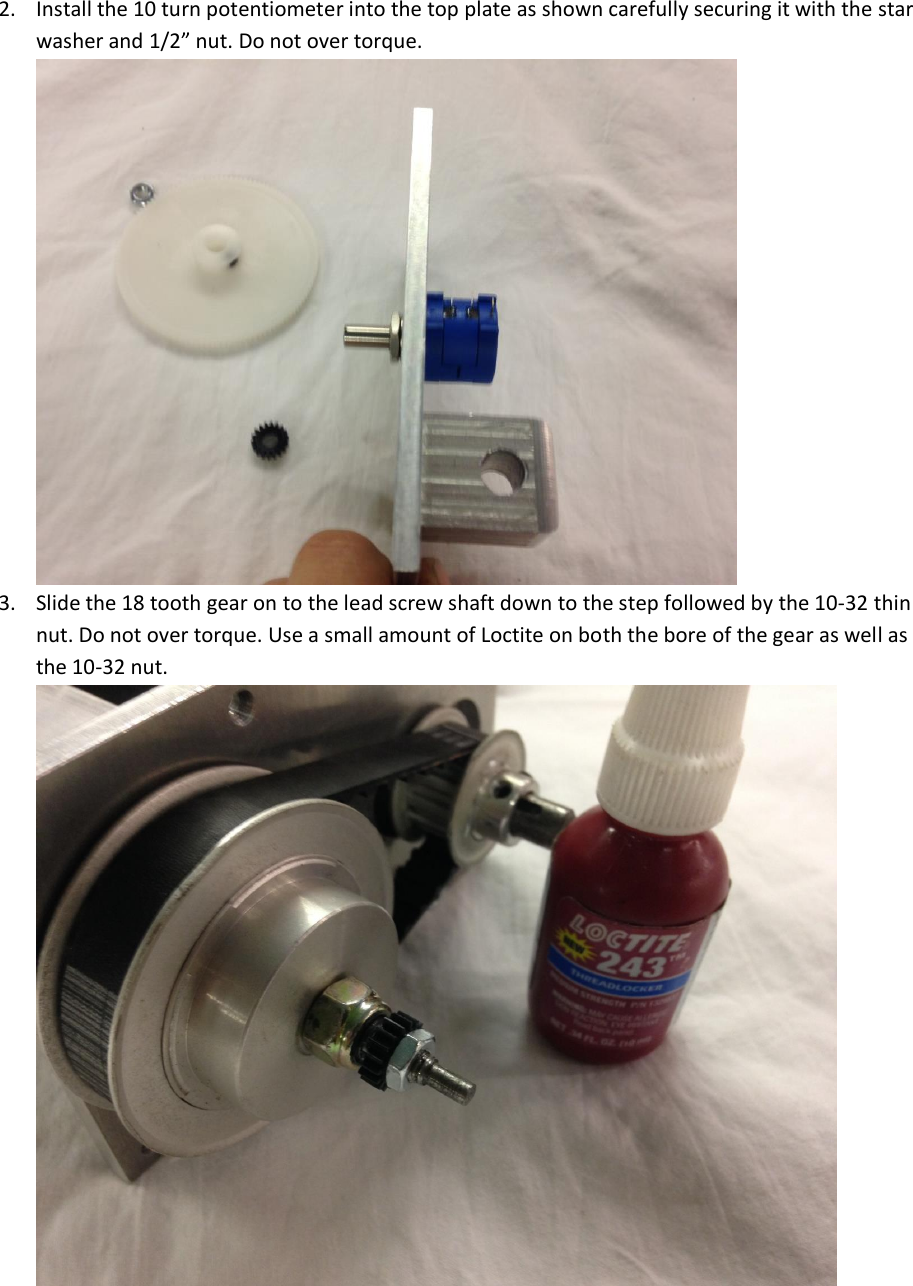 Page 2 of 6 - Dart+Linear+Actuator+Sensor+kit+instructions