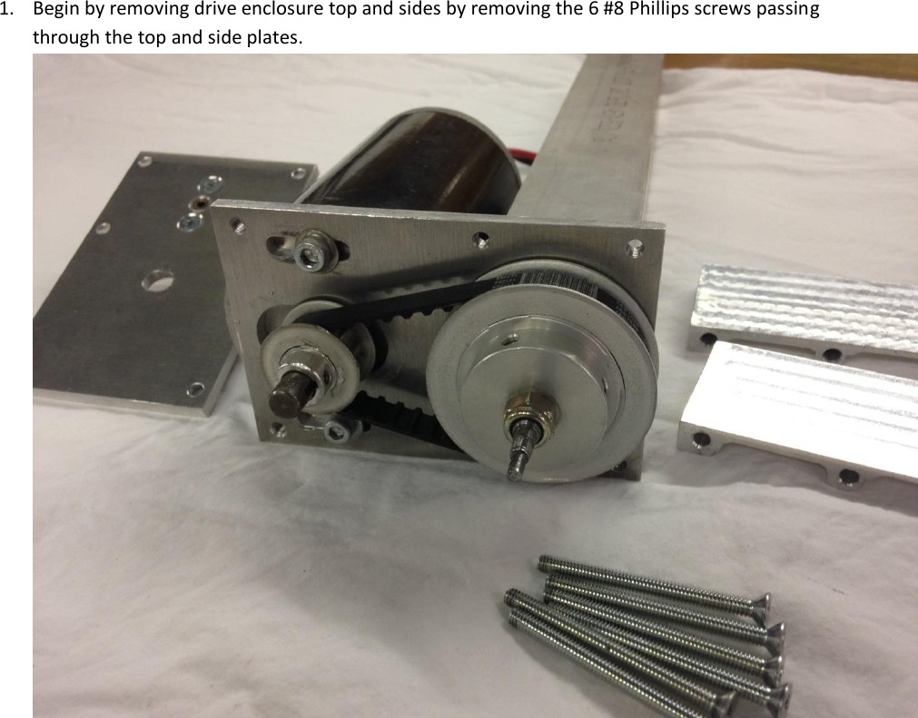 Page 2 of 6 - Dart+Linear+Actuator+pulley+swap+instructions