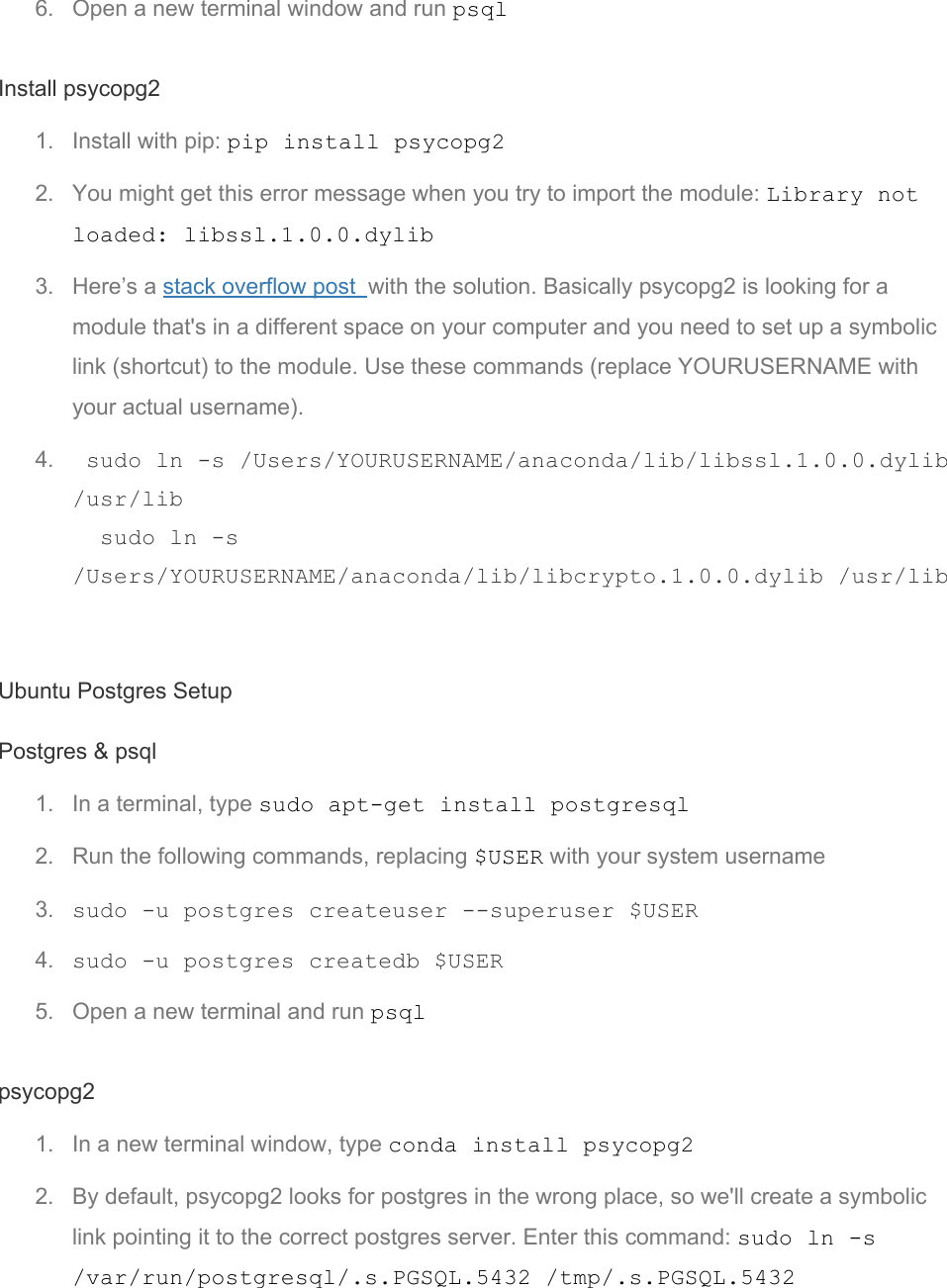 Page 2 of 4 - Data Analytics Tool Setup Instructions